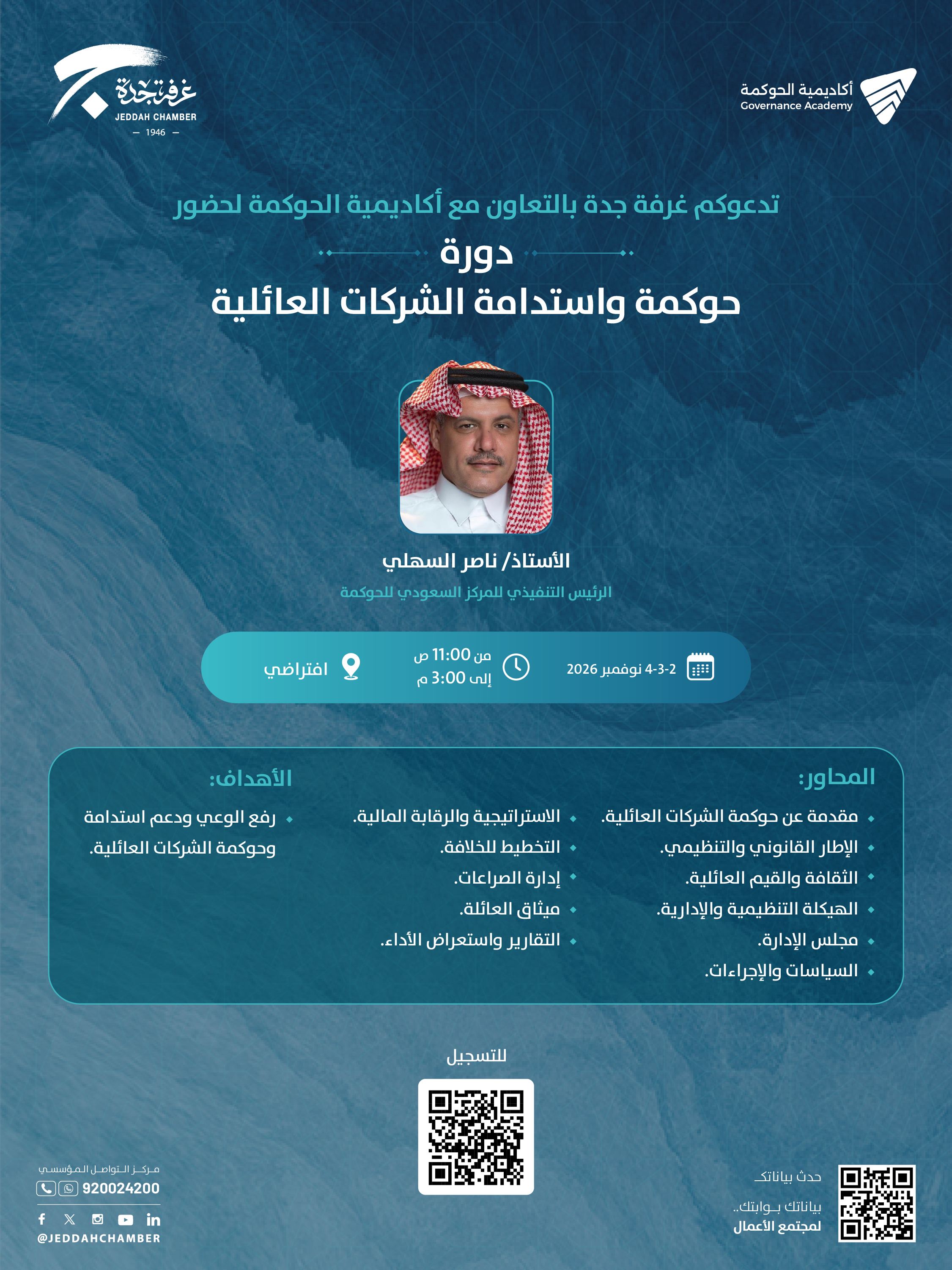 دورة حوكمة واستدامة الشركات العائلية